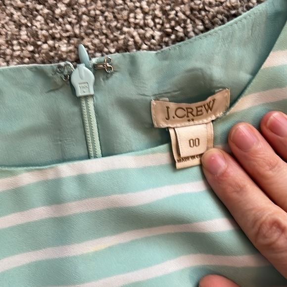 J Crew Striped Dress 00 - Picture 2 of 2